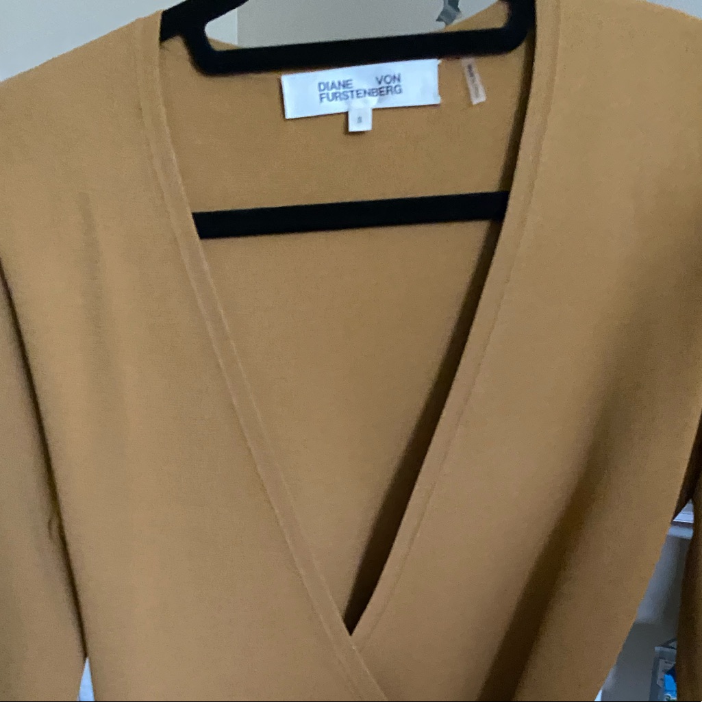 Diane Von Furstenberg Knit Wrap Dress Dvf